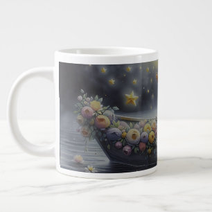 Grande Tasse Fille Fantaisiste Scène de Rêve Lunaire