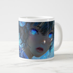 Grande Tasse Fille Fantastique Mystérieuse - Esthétique d'Art O