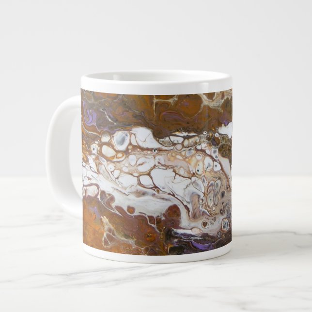 Grande Tasse Fish Fry - Acrylique Verser conçu pour une tasse. (Devant gauche)