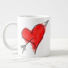 Grande Tasse FLÈCHE CUPID 20 0z. Jumbo Mug