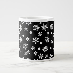 Grande Tasse Flèches blanches sur noir