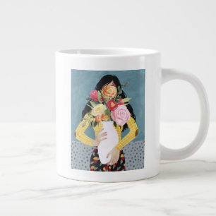 Grande Tasse Fleur Vase fille
