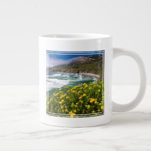 Grande Tasse Fleurs au-dessus de la plage de Sand Dollar