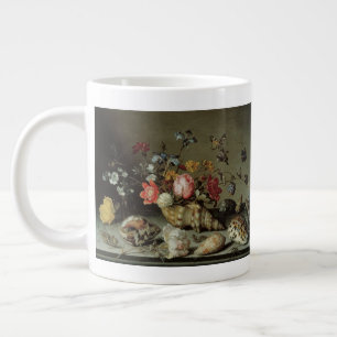 Grande Tasse Fleurs, coquilles et insectes Balthasar van der As