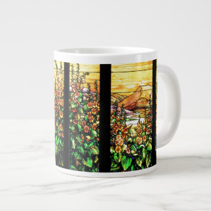 Grande Tasse Fleurs de verre tendues de Tiffany Mug