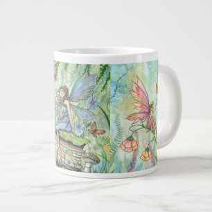 Grande Tasse Fleurs Imaginaires Art Jumbo Mug