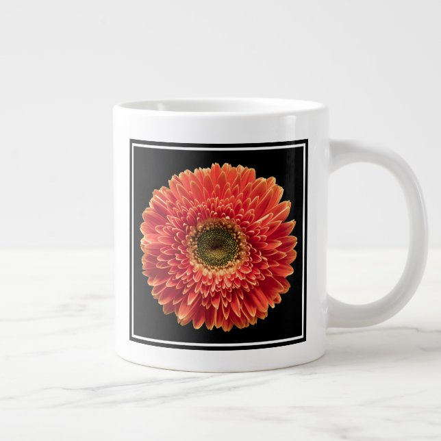 Grande Tasse Fleurs | Orange Gerbera Daisy (Droite)