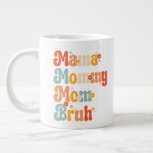 Grande Tasse Fleurs Super rétros Photo de la Fête des mères