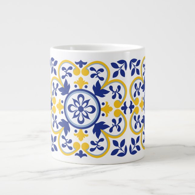 Grande Tasse Floraison méditerranéenne (Devant)