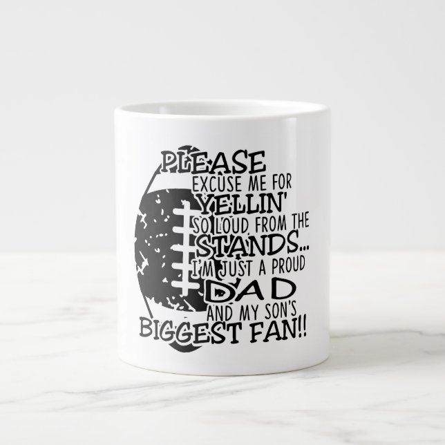 Grande Tasse Football - Jumbo Mug (Devant)