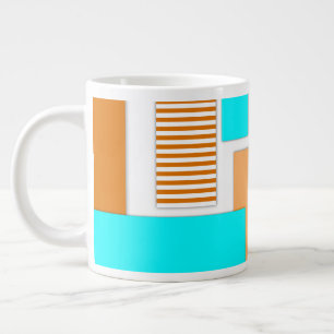 Grande Tasse Formes géométriques découpées dans du papier