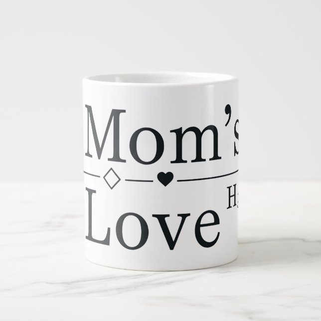 Grande Tasse Formule Amour de Maman (Devant)