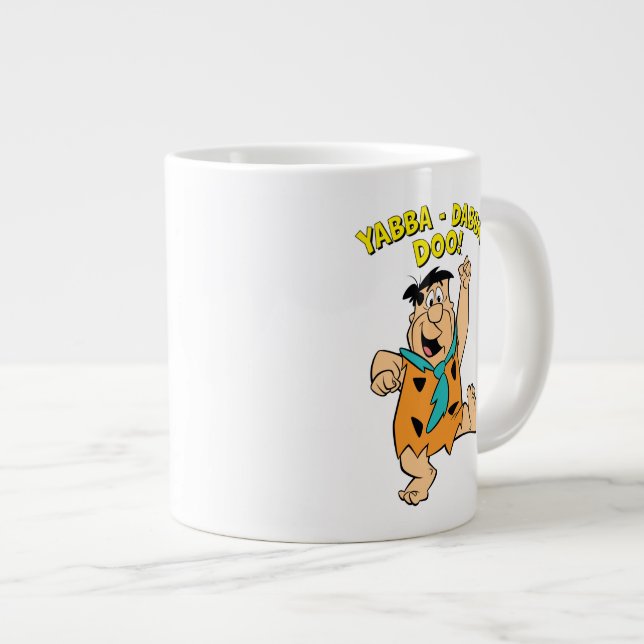Grande Tasse Fred Flintstone Yabba-Dabba Doo ! (Devant droit)