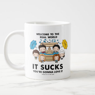 Grande Tasse FRIENDS™ Bienvenue dans le monde réel Chibi