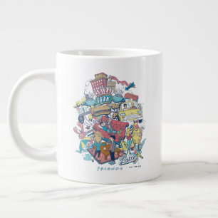 Grande Tasse FRIENDS™ Collage de dessins animés