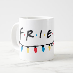 Grande Tasse FRIENDS™  Logo des lumières de Noël