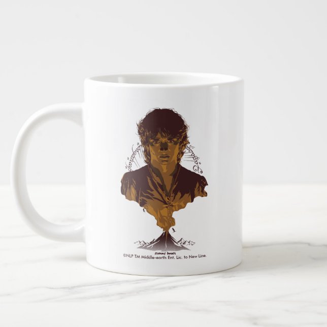 Grande Tasse FRODO™ MOUNT DOOM™ Tengwar Inscription Graphic (Gauche)