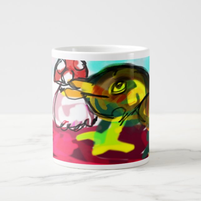 Grande Tasse Frog Champagne fun (Devant)