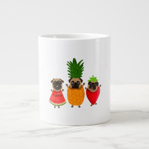 Grande Tasse Fruit amusant Carlin mignon chien cadeau Pet Lov