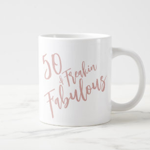 Grande Tasse Fun 50 & Fabuleux Rose Gold 50e anniversaire