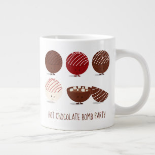 Grande Tasse Fun Hot Chocolat Bomb Party