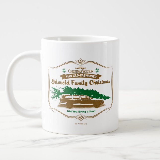 Grande Tasse Fun Vieux Noël Griswold (Gauche)