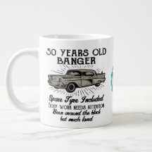 Funny 50th Birthday Retro Car Banger Date d'ajout