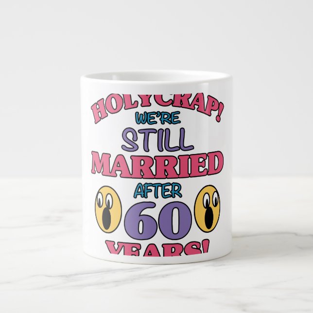 Grande Tasse Funny 60e anniversaire (Devant)