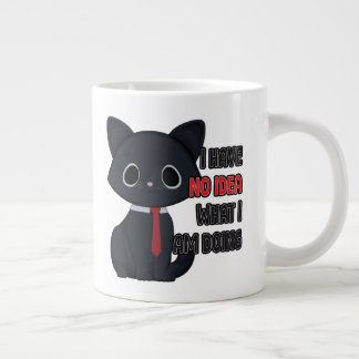 Grande Tasse Funny Cat Has No Idea Specialty Mug