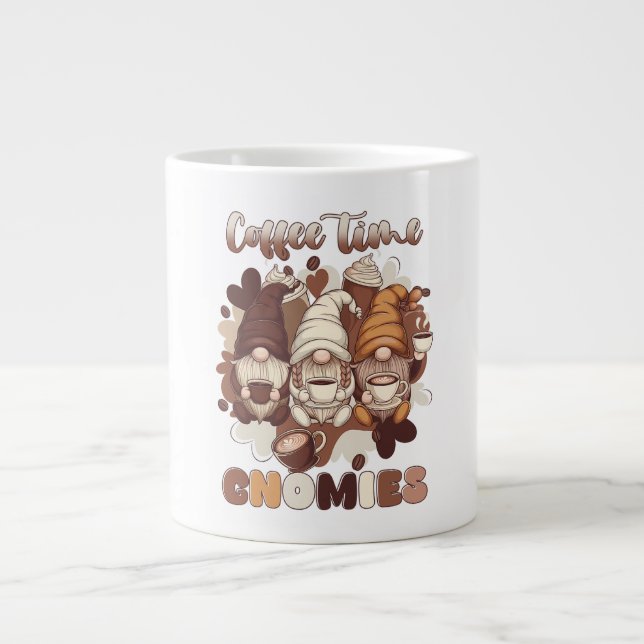 Grande Tasse Funny Coffee Time Cup for Coffee Lovers, Friends  (Devant)