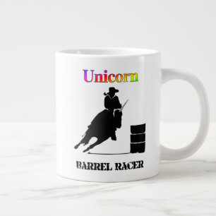 Grande Tasse Funny Unicorn Barrel Racer