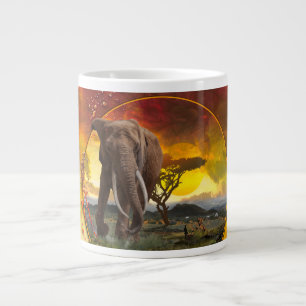 Grande Tasse Gardien de l'éléphant "Les liens qui unissent"