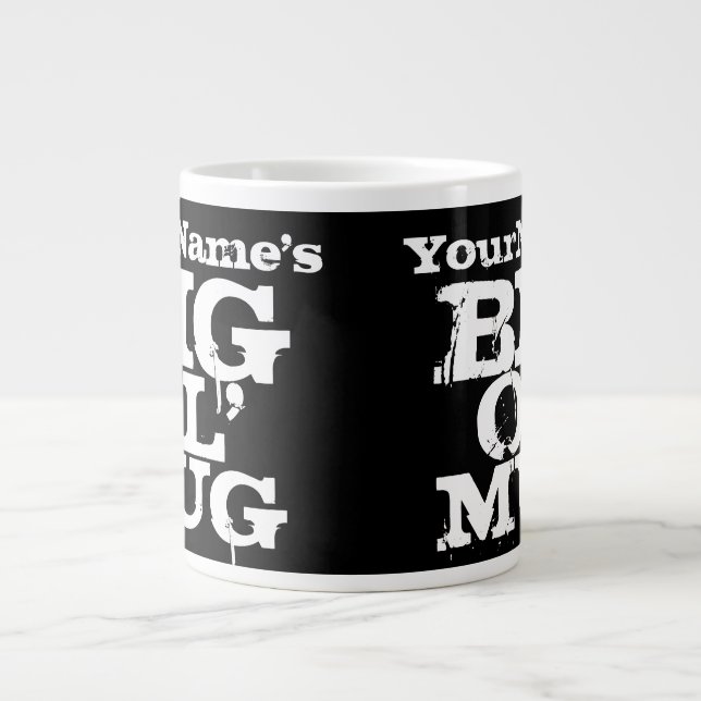Grande Tasse Géant personnalisé Big Ol' Mug Jumbo Coffee Mug (Devant)