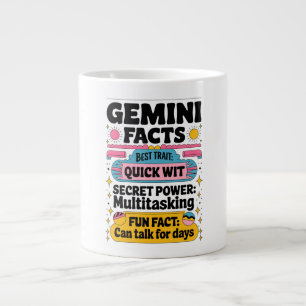 Grande Tasse Gemini Facts : Quick Wit, Multitâche et Endless
