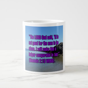 Grande Tasse Genèse 2:18 WEBU Mug