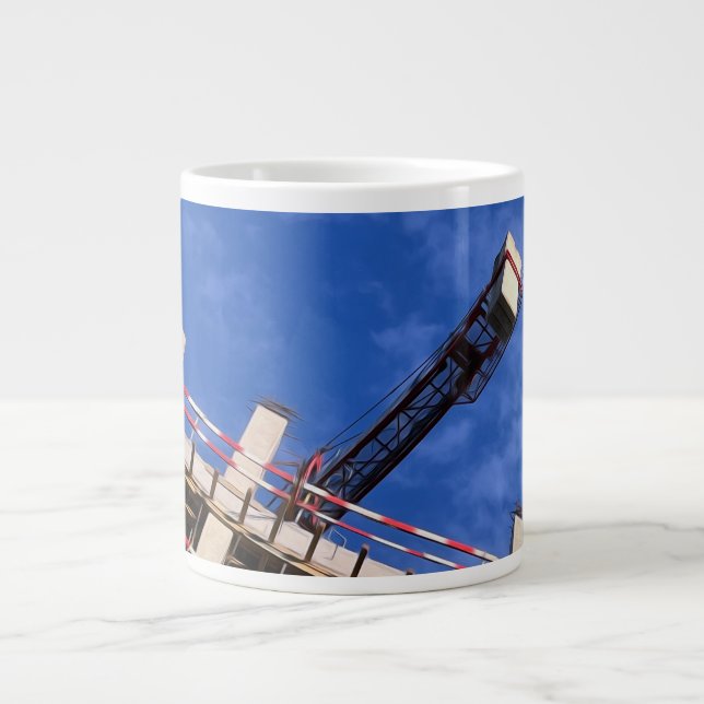 Grande Tasse Géométrie dans l'air (Devant)