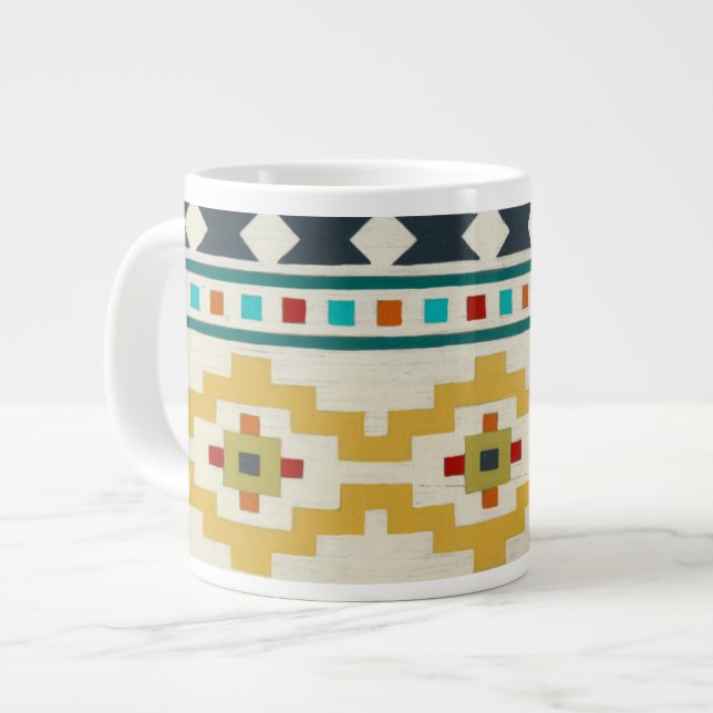 Grande Tasse Géométrie du sud-ouest III (Devant gauche)