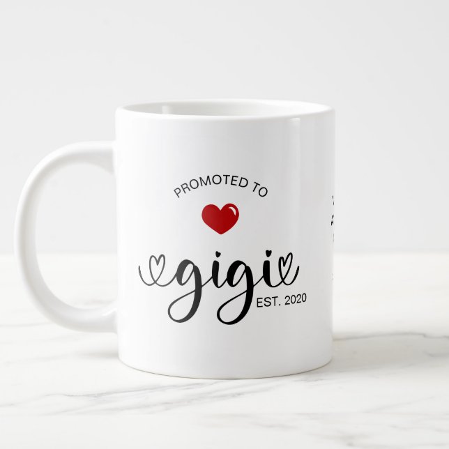 Grande Tasse Gigi Established New Grandmother Gift (Gauche)