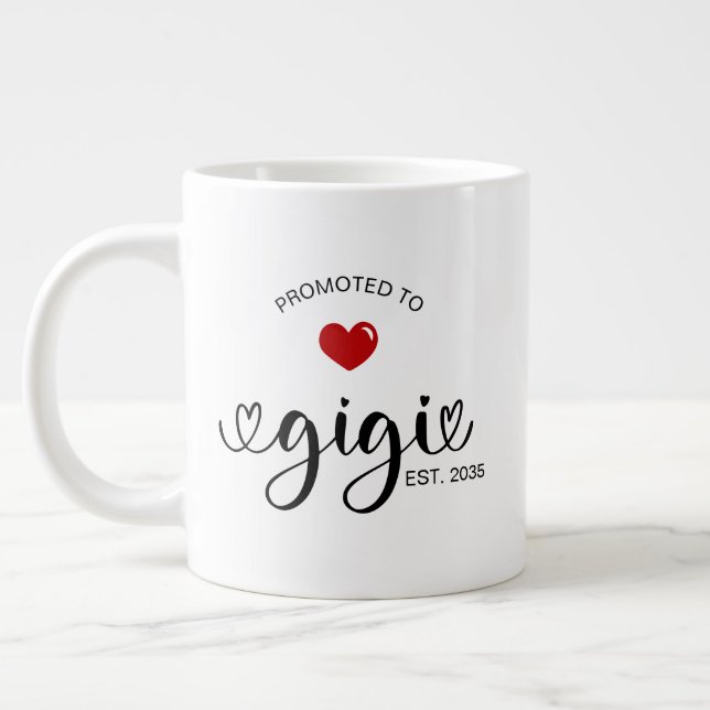 Grande Tasse Gigi Established New Grandmother Gift (Gauche)