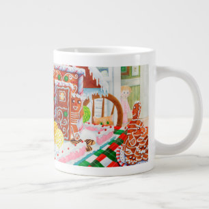 Grande Tasse GINGERBREAD SURPRISE Big White Mug