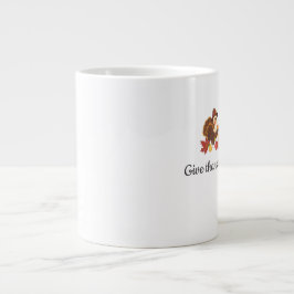 Grande Tasse Give Thanks Eat Pie Repeat Funny Thanksgiving