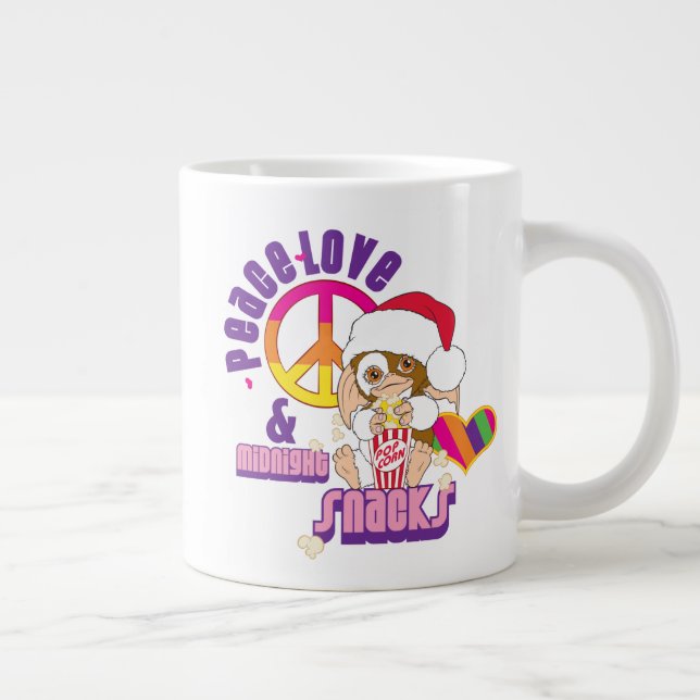Grande Tasse Gizmo | Peace Love & Midnight Snacks (Droite)