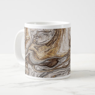 Grande Tasse glamour 001 couleurs marron liquide