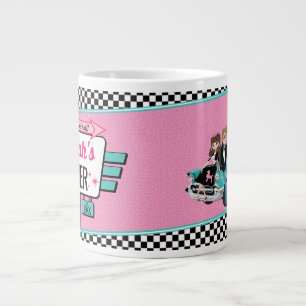 Grande Tasse Gobelet en papier pour fête d'anniversaire rétro d
