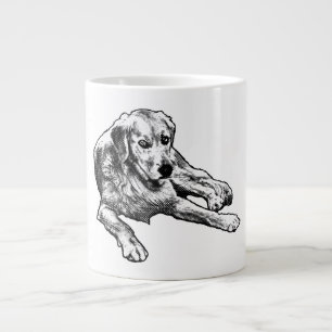 Grande Tasse Golden avec Comic Grain