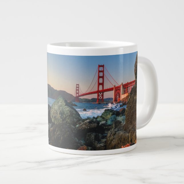 Grande Tasse Golden Gate Bridge à Dusk| San Francisco (Devant droit)