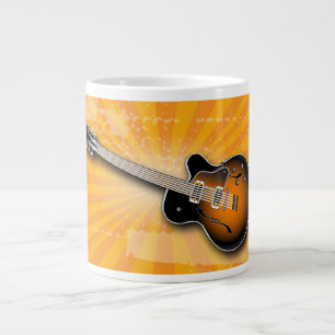 Grande Tasse Golden Grunge Burst Guitar Spécialité Mug