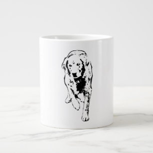 Grande Tasse Golden Strid à travers la lumière d'automne