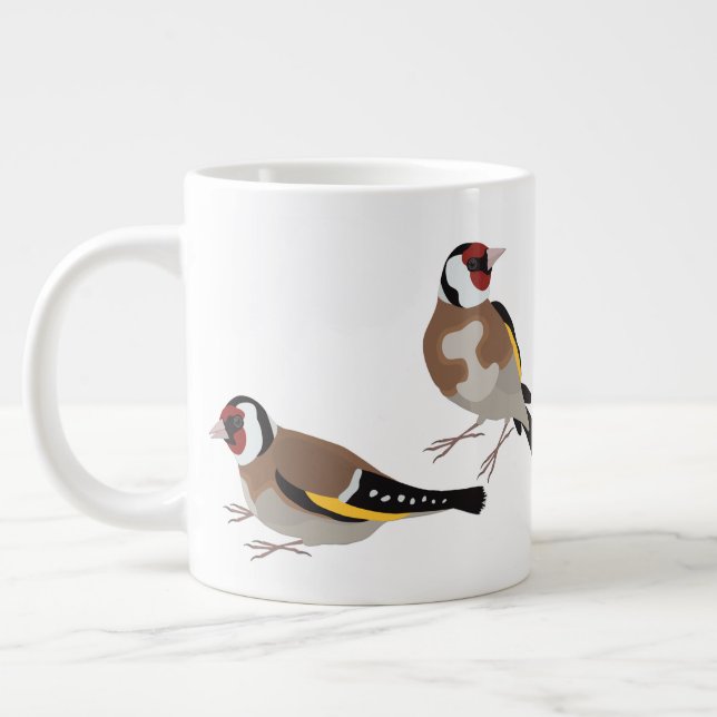 Grande Tasse Goldfinch européen (Gauche)