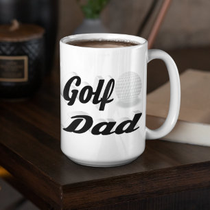 Grande Tasse Golf Papa demi-texte Géant Café Mug